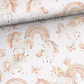V1283 Bomullsväv Enhörningsdröm (5 m)