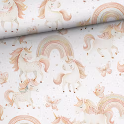 T7156 Trikå Enhörningsdröm (5 m)