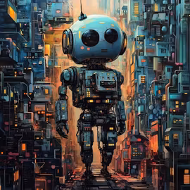 T7159 Joggingtyg Robot Framtidsutforskaren (40 x 50 cm) 5-pack