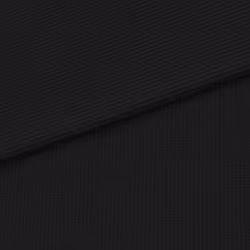 T6220 Ribbad mudd svart (1 m)