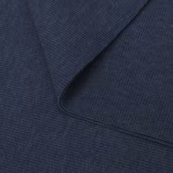 T6220 Ribbad mudd melerad mörkblå (1 m)