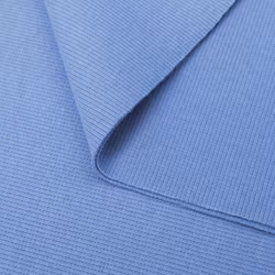 T6220 Ribbad mudd himmelsblå (1 m)