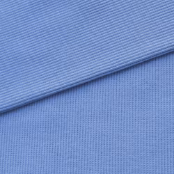 T6220 Ribbad mudd himmelsblå (1 m)