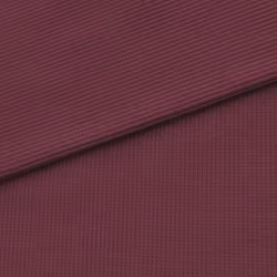 T6220 Ribbad mudd mörk plommonlila (1 m)