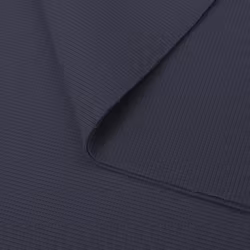 T6220 Ribbad mudd mörkblå (1 m)