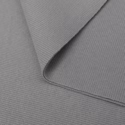 T6220 Ribbad mudd mellangrå (1 m)