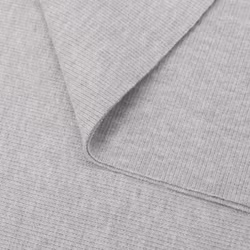 T6220 Ribbad mudd ljusgrå melerad (1 m)