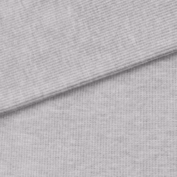 T6220 Ribbad mudd ljusgrå melerad (1 m)