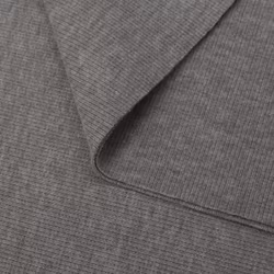 T6220 Ribbad mudd gråmelerad (1 m)