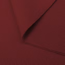 T6220 Ribbad mudd vinröd (1 m)