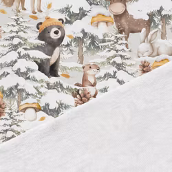 T7166 Joggingtyg Skogsdjur i vinterskog (5 m)