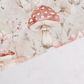 T7172 Trikå Äng med flugsvampar (5 m)