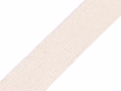 B641 Kraftigt bomullsband 40 mm oblekt (25 m)