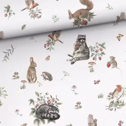 V1295 Bomullsväv Skogsdjurens bärglänta (5 m)