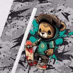 T7186 Joggingtyg Coola Skatebjörnen  (55 x 73 cm) 5-pack