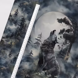 T7195 Joggingtyg Varg i månsken  (55 x 73 cm) 5-pack