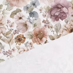 T7197 Trikå Ljuva Blommor (5 m)