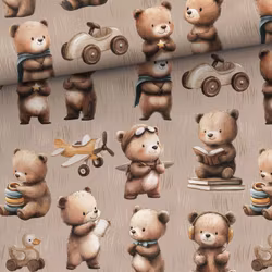 V1307 Bomullsväv Nallelek (5 m)