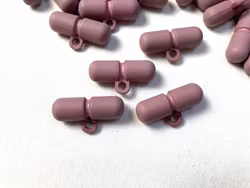 S890 Duffelknapp 31 mm lila (2:a sort)