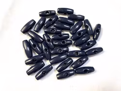 S881 Duffelknapp 24 mm mörkblå