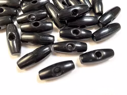 S881 Duffelknapp 24 mm svart