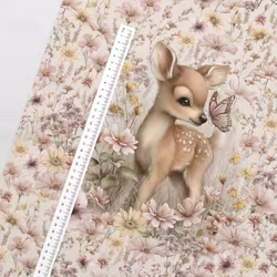 T7254 Joggingtyg Våräng med rådjurskid (40 x 50 cm) 5-pack