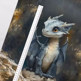 T7261 Joggingtyg Lilla Draken (40 x 50 cm) 5-pack