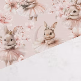 T7265 Trikå Balettkanin  (5 m)