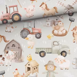 T7266 Joggingtyg Bondgården oliv (5 m)