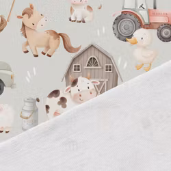 T7266 Joggingtyg Bondgården oliv (5 m)