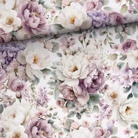 V1315 Bomullsväv Piondröm (5 m)