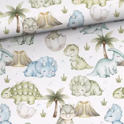 V1316 Bomullsväv DinoDröm (5 m)