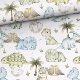 V1316 Bomullsväv DinoDröm (5 m)