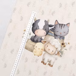 T7268 Joggingtyg Gårdsmys (40 x 50 cm) 5-pack