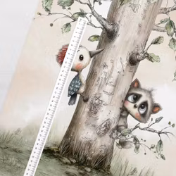 T7270 Joggingtyg Trädkompisar (40 x 50 cm) 5-pack