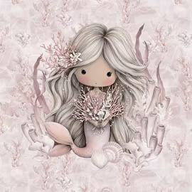 T7271 Joggingtyg Sjöjungfrudröm (40 x 50 cm) 5-pack