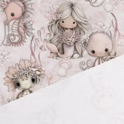 T7273 Trikå Sjöjungfrudröm  (5 m)