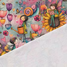 T7278 Joggingtyg Färgglada Älvor (5 m)