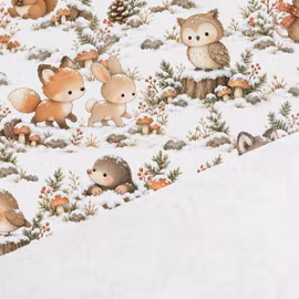 T7347 Trikå Skogens första snö  (5 m)