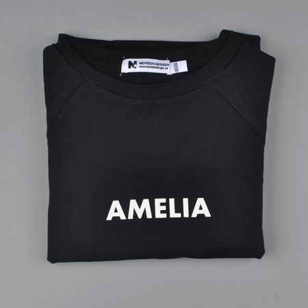 Sweatshirt - Litet namn (svart)