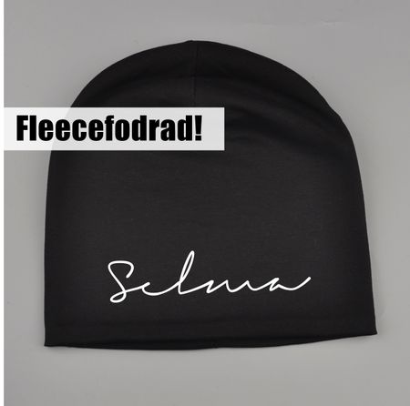 Fleecemössa - Signatur