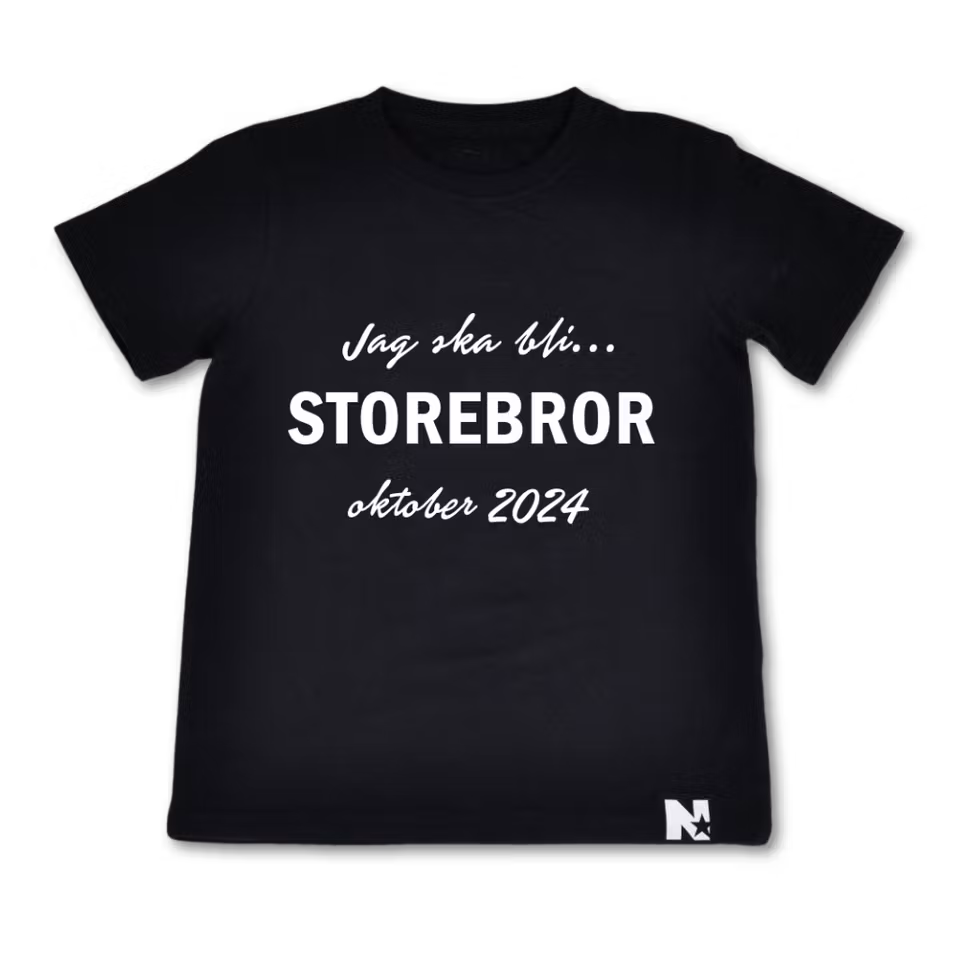 Jag ska bli storebror storasyster tshirt