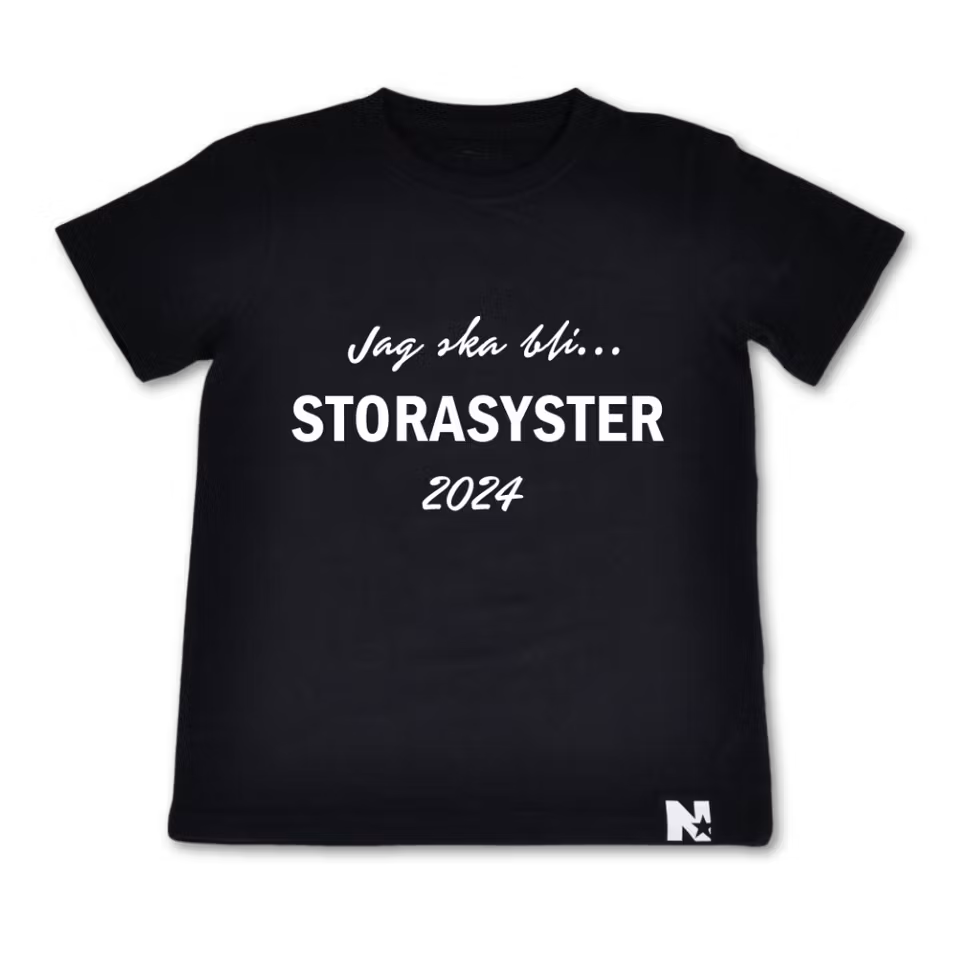 Jag ska bli storasyster storebror tshirt