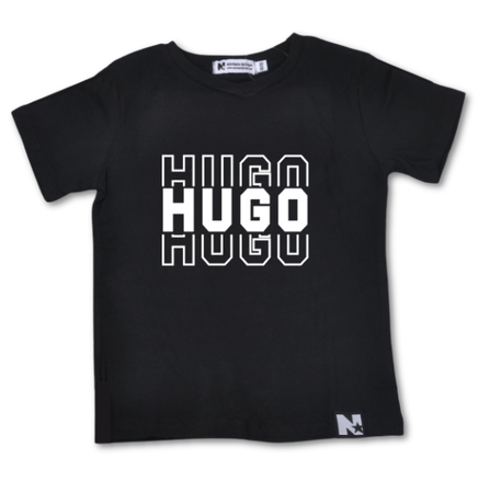 T-shirt - Namn X3 (svart)