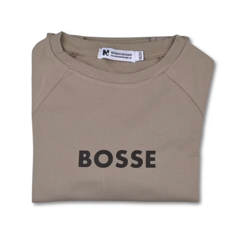 Sweatshirt - Litet namn (cashew)