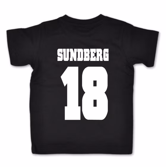 T-shirt - Namn & Årtal