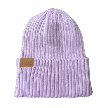 Novisen Design - Stickad mössa - Lila
