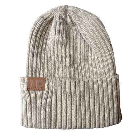 Novisen Design - Stickad mössa - Natur