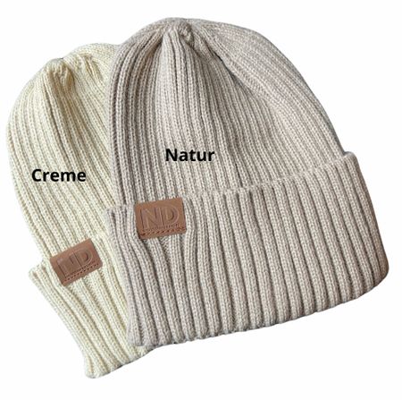 Novisen Design - Stickad mössa - Natur