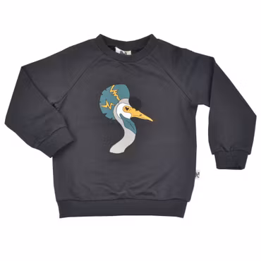 Sweatshirt - Fågeln Hulda (74/80)